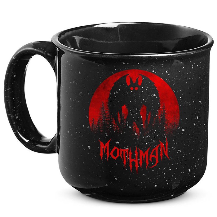 Mothman Folklore Cryptid 15oz Campfire Ceramic Mug