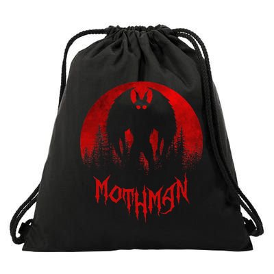 Mothman Folklore Cryptid Drawstring Bag