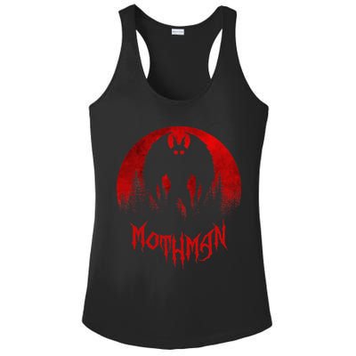 Mothman Folklore Cryptid Ladies PosiCharge Competitor Racerback Tank