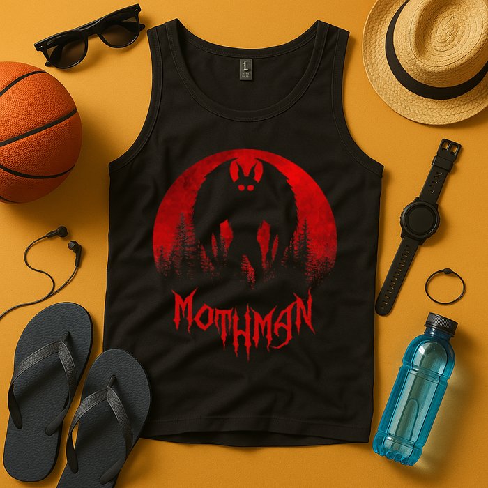 Mothman Folklore Cryptid Tank Top