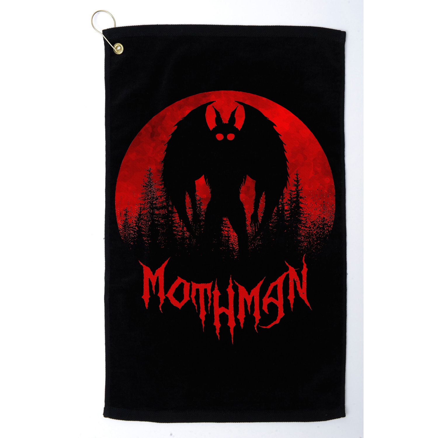 Mothman Folklore Cryptid Golf Towel