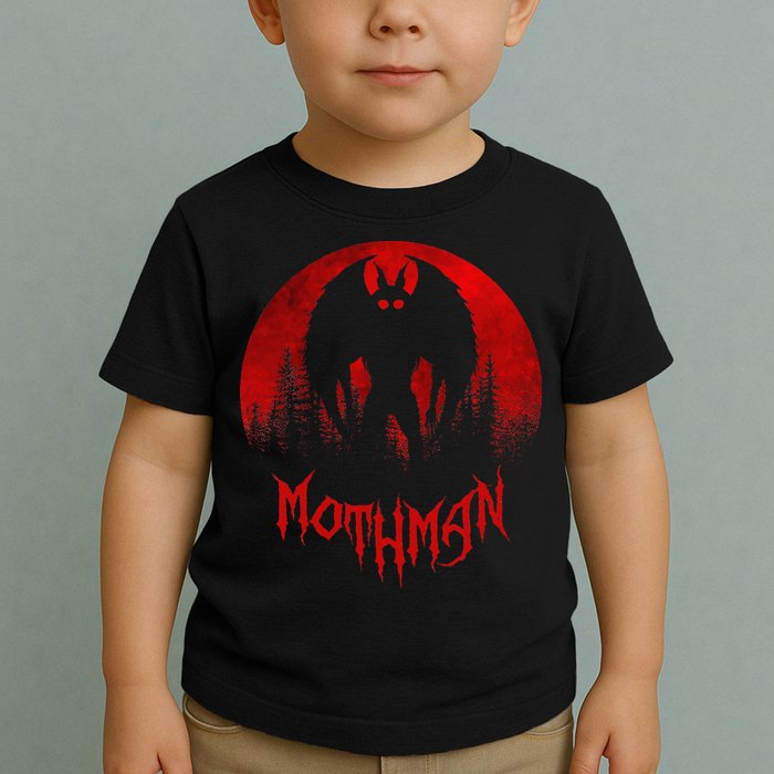 Mothman Folklore Cryptid Toddler T-Shirt