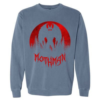 Mothman Folklore Cryptid Garment-Dyed Sweatshirt
