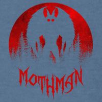 Mothman Folklore Cryptid Garment-Dyed Sweatshirt
