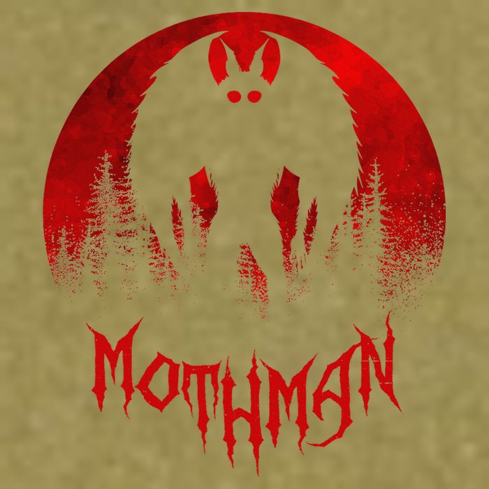 Mothman Folklore Cryptid Garment-Dyed Women's Muscle Tee