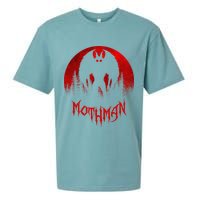Mothman Folklore Cryptid Sueded Cloud Jersey T-Shirt