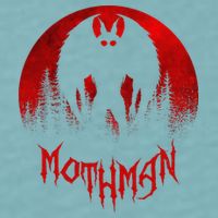 Mothman Folklore Cryptid Sueded Cloud Jersey T-Shirt