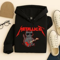 Metallicat Funny Cat Hoodie