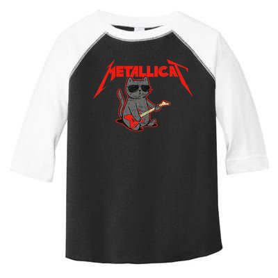 Metallicat Funny Cat Toddler Fine Jersey T-Shirt