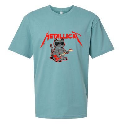 Metallicat Funny Cat Sueded Cloud Jersey T-Shirt