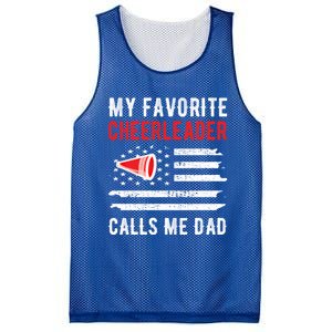 My Favorite Cheerleader Calls Me Dad Cheerleading Cheer Dad Cool Gift Mesh Reversible Basketball Jersey Tank