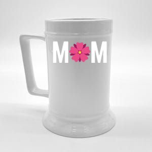 Mom Flower Cute Floral 'S International 'S Day Gift Beer Stein