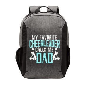 My Favorite Cheerleader Calls Me Dad Cheering Vector Backpack