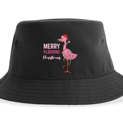 Merry Flocking Christmas Gift Sustainable Bucket Hat