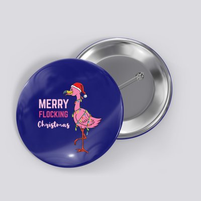 Merry Flocking Christmas Gift Button