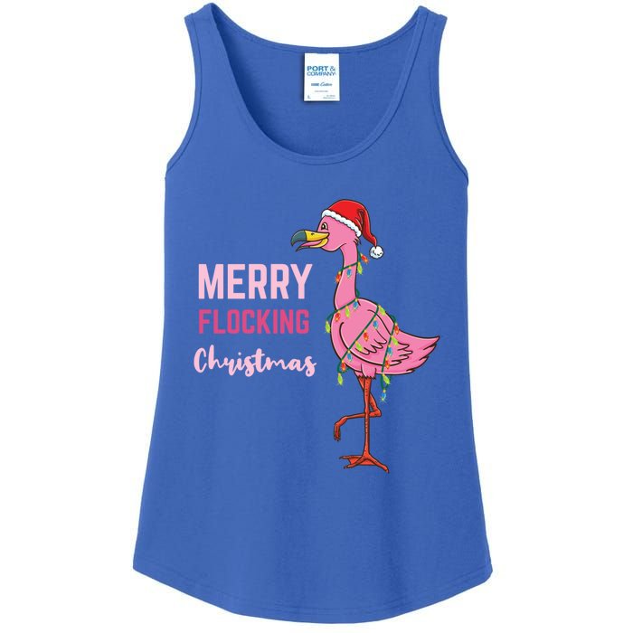 Merry Flocking Christmas Gift Ladies Essential Tank