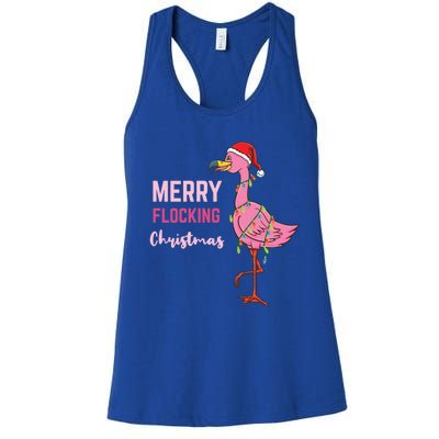 Merry Flocking Christmas Gift Women's Racerback Tank