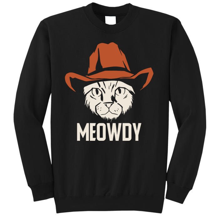 Meowdy Funny Cat Cowboy Sweatshirt