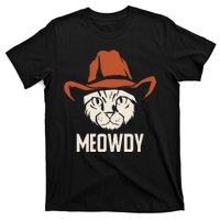 Meowdy Funny Cat Cowboy T-Shirt