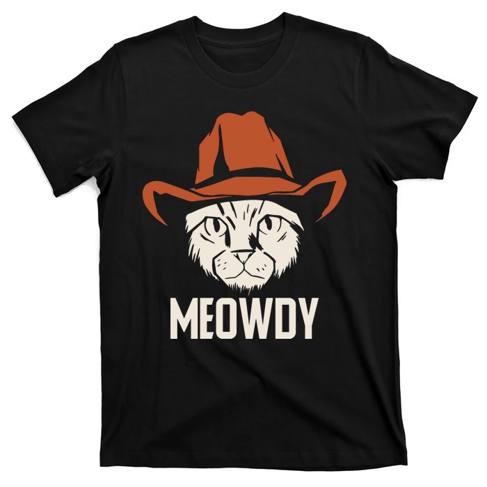 Meowdy Funny Cat Cowboy T-Shirt