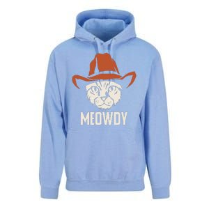 Meowdy Funny Cat Cowboy Unisex Surf Hoodie