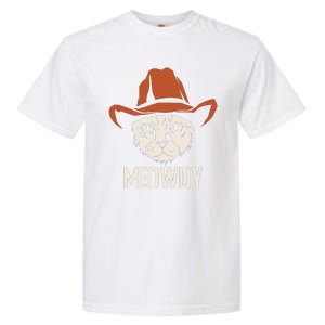 Meowdy Funny Cat Cowboy Garment-Dyed Heavyweight T-Shirt