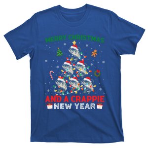 Merry Fishmas Crappie Christmas Tree Fishing Funny Xmas Ugly Gift T-Shirt