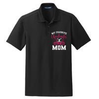 My Favorite Cheerleader Calls Me Mom Team Squad Dry Zone Grid Polo