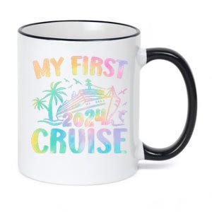 My First Cruise 2024 Vacation Cruise Ship 11oz Black Color Changing Mug