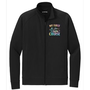 My First Cruise 2024 Vacation Cruise Ship Stretch Full-Zip Cadet Jacket