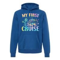 My First Cruise 2024 Vacation Cruise Ship Premium Hoodie