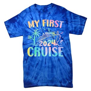 My First Cruise 2024 Vacation Cruise Ship Tie-Dye T-Shirt