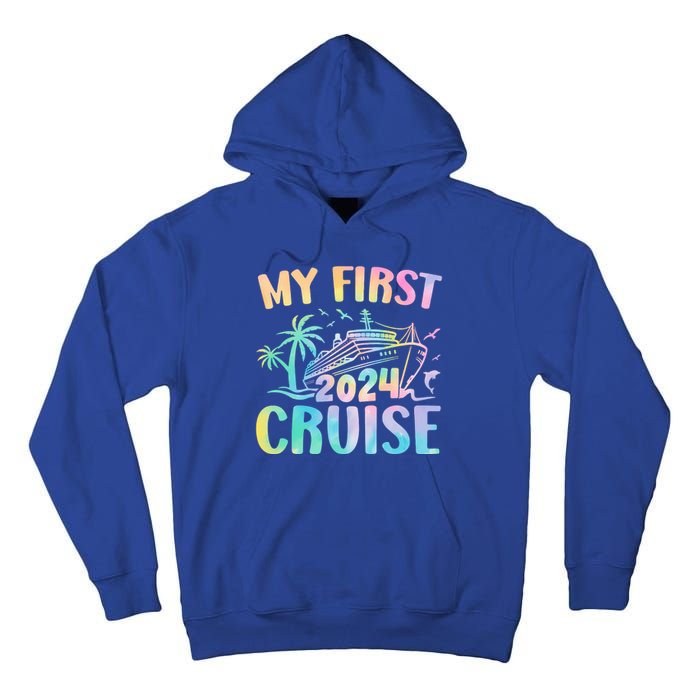 My First Cruise 2024 Vacation Cruise Ship Tall Hoodie