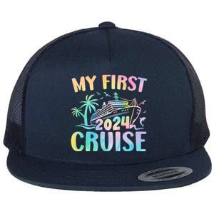 My First Cruise 2024 Vacation Cruise Ship Flat Bill Trucker Hat