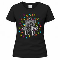 My Favorite Color Is Christmas Lights Women's T-Shirt