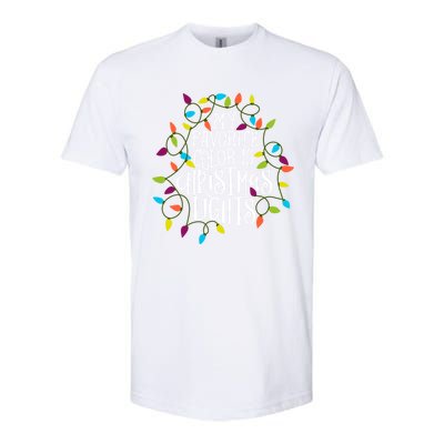 My Favorite Color Is Christmas Lights Softstyle® CVC T-Shirt