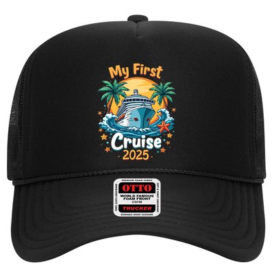 My First Cruise 2025 Family Vacation Group Cruising Funny Gift Trucker Hat