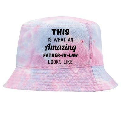 Mens Funny Dad Fathers Day Gift From Daughter Son In Law Tie-Dyed Bucket Hat