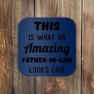 Mens Funny Dad Fathers Day Gift From Daughter Son In Law Coaster