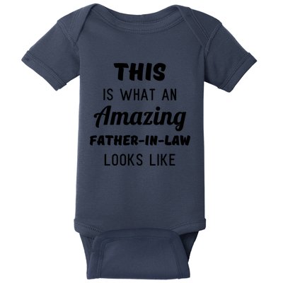 Mens Funny Dad Fathers Day Gift From Daughter Son In Law Baby Bodysuit