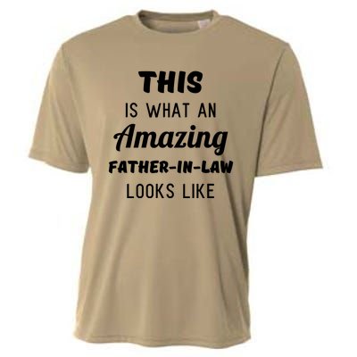 Mens Funny Dad Fathers Day Gift From Daughter Son In Law Cooling Performance Crew T-Shirt