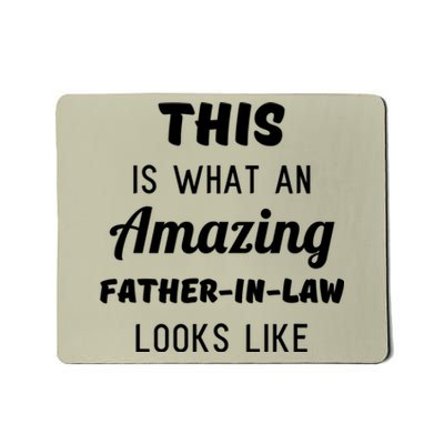 Mens Funny Dad Fathers Day Gift From Daughter Son In Law Mousepad