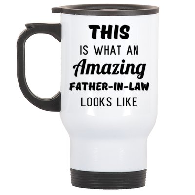 Mens Funny Dad Fathers Day Gift From Daughter Son In Law Stainless Steel Travel Mug