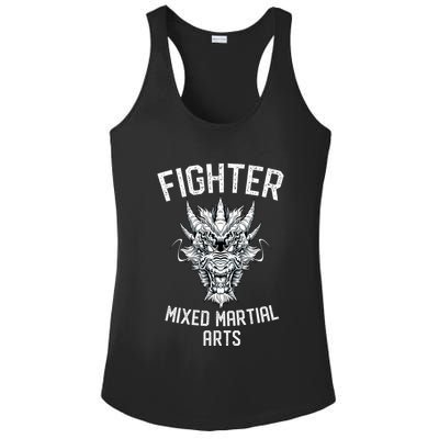 Mma Fighter Dragon Mixed Martial Arts Gift Ladies PosiCharge Competitor Racerback Tank