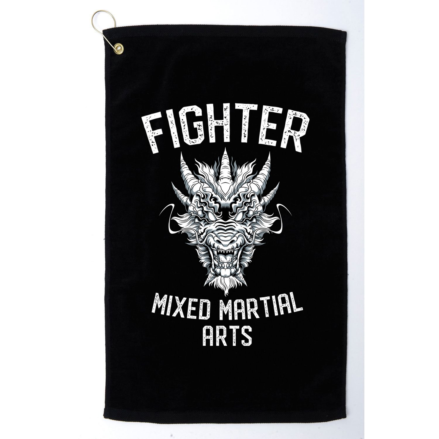 Mma Fighter Dragon Mixed Martial Arts Gift Golf Towel