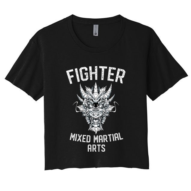 Mma Fighter Dragon Mixed Martial Arts Gift Crop Top