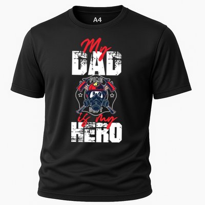 My Firefighter Dad Is My Hero Daughter Son Performance Shirt