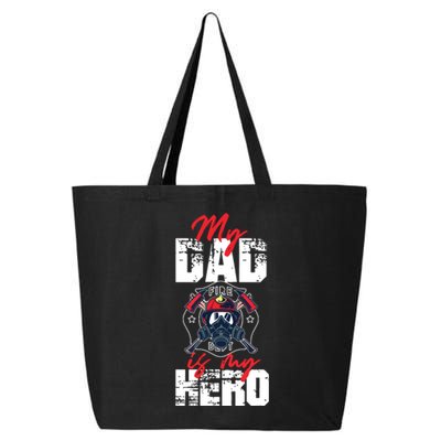 My Firefighter Dad Is My Hero Daughter Son 25L Jumbo Tote