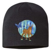 Magic Forest Deer Sustainable Beanie