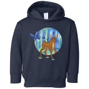 Magic Forest Deer Toddler Hoodie